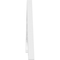 Ekena Millwork Pitch Bordeaux Architectural Grade PVC Gable Pediment, 36"W x 10 1/2"H x 1"P (7/12) GPP036X011X100BOR - alternate 3